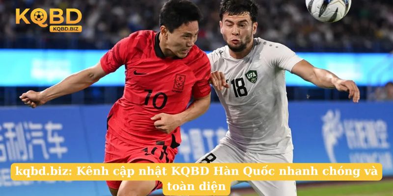 kqbd.biz: Kênh cập nhật KQBD Hàn Quốc nhanh chóng và toàn diện